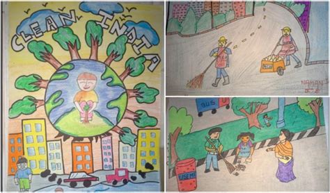 how to draw swacha bharath pic ? - Brainly.in