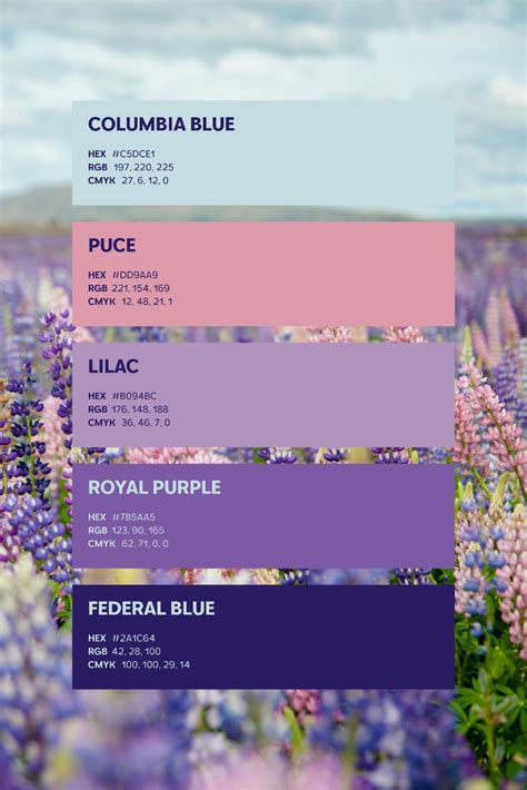 Color Palette #6 | Inspiration | Spring | Flowering Field | Flowers nel 2025 | Idee, Instagram ...