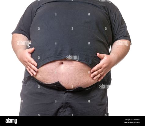 Fat man belly hi-res stock photography and images - Alamy