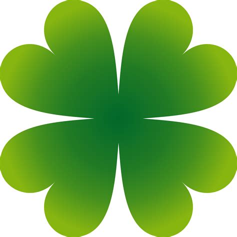 Clipart - four-leaf clover