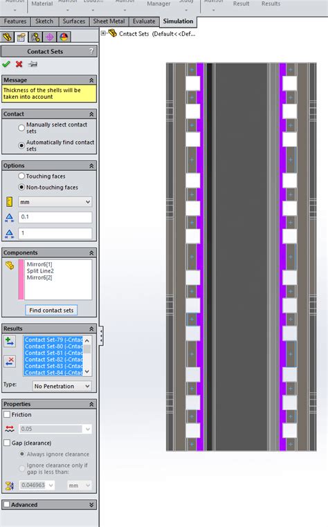 SolidWorks Simulation Contact Tutorial 的图像结果