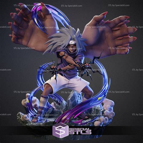 Sasuke Uchiha with Curse Mark STL files | SpecialSTL