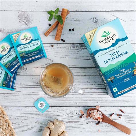 Tulsi Detox Kahwa 25 Tea bags – Organic India