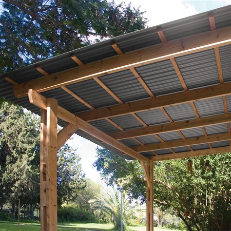 Metal Roofing: Pergola Corrugated Metal Roof | Corrugated metal roof ...