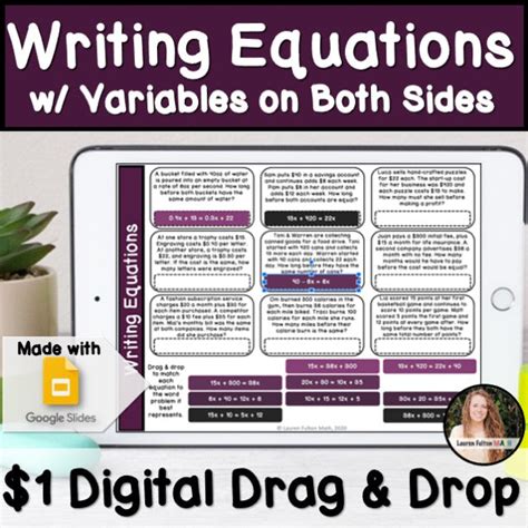 Writing Equations From Word Problems 的图像结果