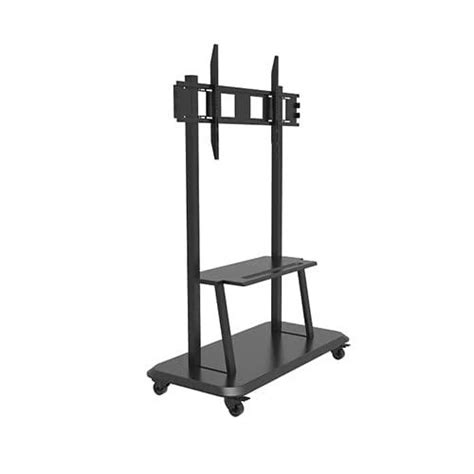 75 80 86 100 Inches LED Screens Trolley cart flat panel Display 100 kg ...