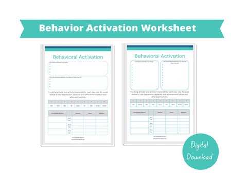 Image result for Behavioral Activation Worksheet