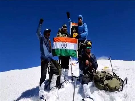 Indo-Tibetan Border Police (ITBP) mountaineers summit Himachal’s Leo ...