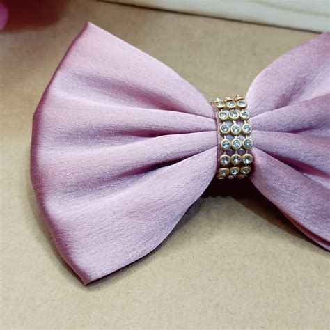 Pink Satin Bow | Curly Sisters India