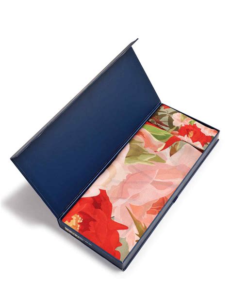 Multicolor Floral Scarf & Scarf Bag Set