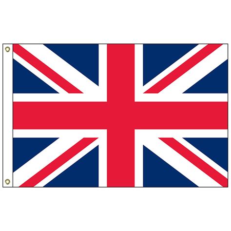 FW-120-3X5UK United Kingdom 3′ x 5′ Outdoor Nylon Flag with Heading and ...