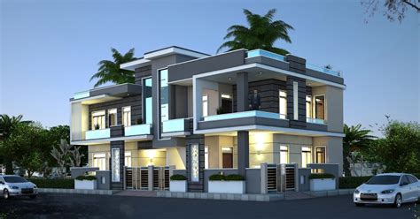 3d elevation house design 60x40....in jaipur | 3D Elevation
