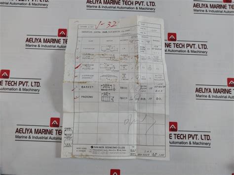 Nakakita Seisakusho Temperature Control Valve & Diaphragm Assy Gasket ...