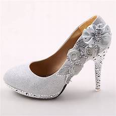Cheap Silver Heels For Weddings by 4 Inch High Heels Wedding Shoes Formal Dress S Cheap Silver Heels For Weddings