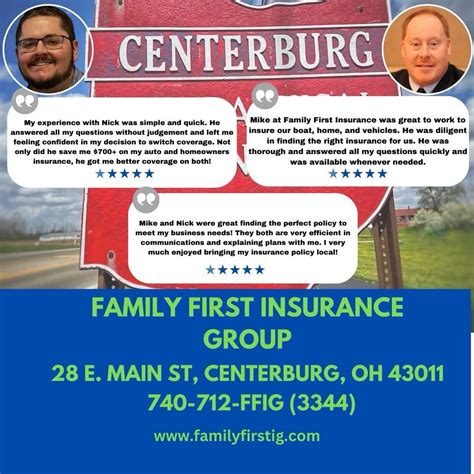 Don't Just Take Our Word For It! | Family First Insurance Group, Inc.