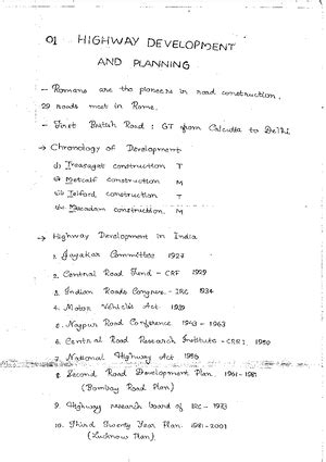 Highway design and traffic signal - highway engineering - Studocu