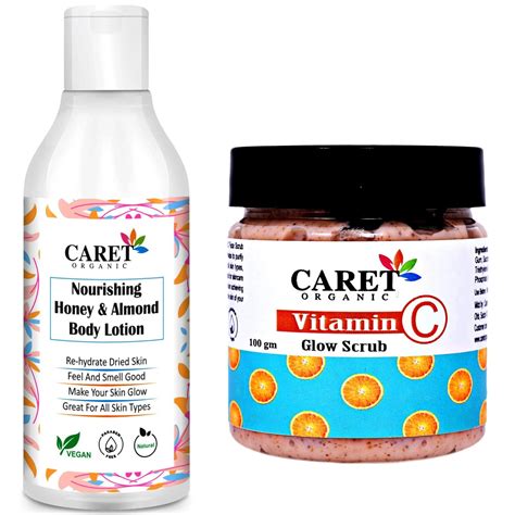 Buy Caret Organic Nourishing Honey & Almond Body Lotion (250ml) AND ...