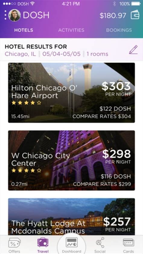 Get paid on the company dime by using the Dosh app - Business Travel Life