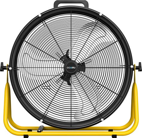 Amazon.com: CCGIRU 24" High Velocity Industrial Drum Fan, 8500 CFM 3-Speed Heavy Duty Metal ...