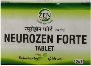 ZEN LABS NEUROZEN FORTE TABLET Price in India - Buy ZEN LABS NEUROZEN ...
