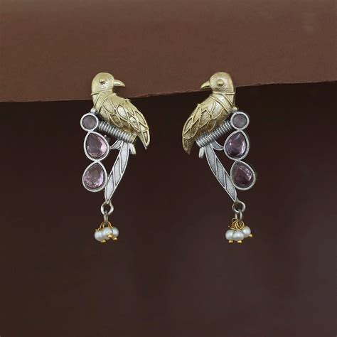 Devanya Falcon Drop Pearl Earring – Adore By Priyanka