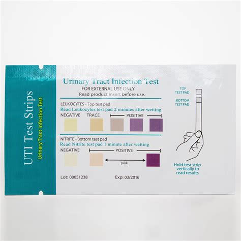 Urinary tract infection test strip - URS-2L-POUCH-G - Teco Diagnostics - for urinalysis ...