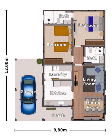 Simple Layout Plan 的图像结果