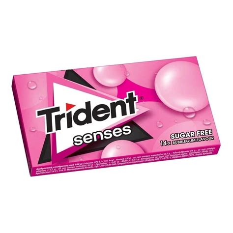 Trident Senses Bubble Gum 27gr | Candy Snack Experts