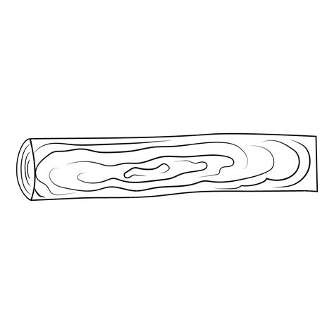 Wood Log Silhouette Black And White, Wood Log Vector, Tree Trunk, Wood ...