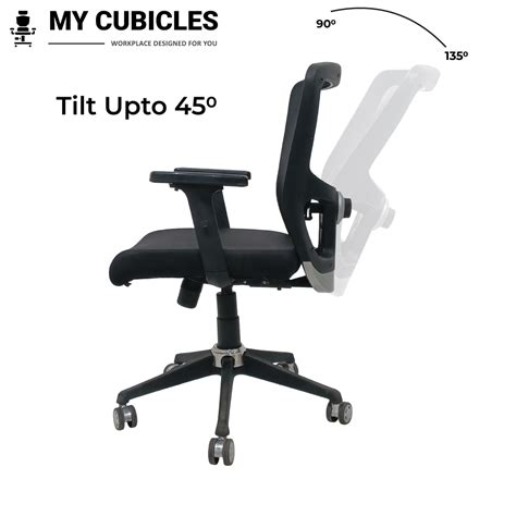 AeroFlex Black Mesh Low Back Office Chair | Nylon Base – My Cubicles