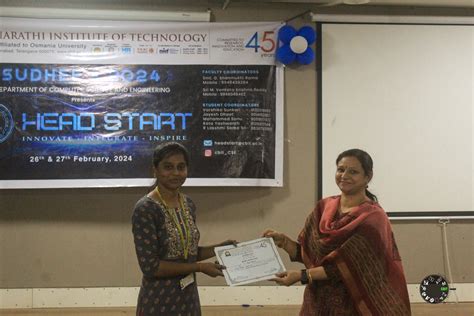 HEADSTART 2024 INAUGURAL PRESS NOTE ON 26-02-2024 - CBIT