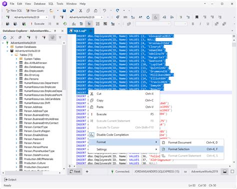 Formatting a Query 的图像结果