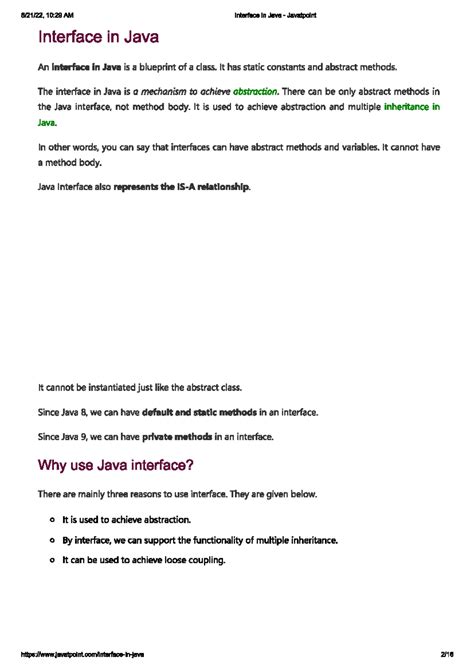 Interface - Oops Lab - Studocu