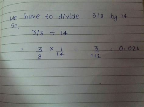 Divide.38 by 14. please answer - Brainly.in
