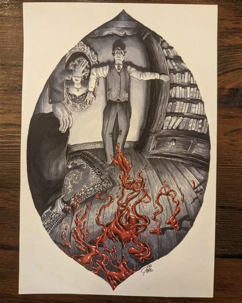 The Tell Tale Heart Drawings