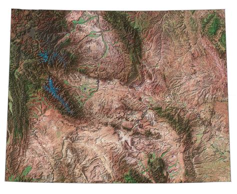 Map of Wyoming - Cities and Roads - GIS Geography