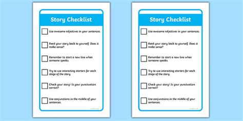 IKEA Tolsby/Fiestad Story Writing Check List Prompt Frame