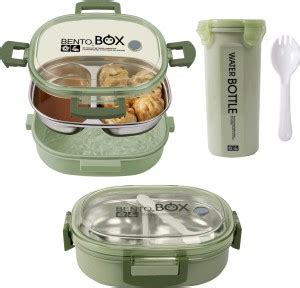 Flipkart.com | WISHKEY Dual Compartment Lunch Box & Water Bottle Combo ...