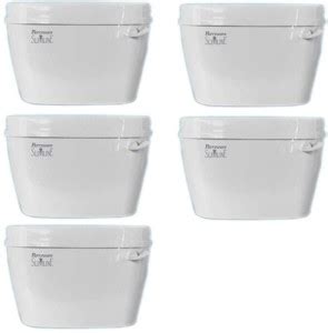 Parryware UNO Single Flush Tank cistern set of 5 Single Flush Tank ...
