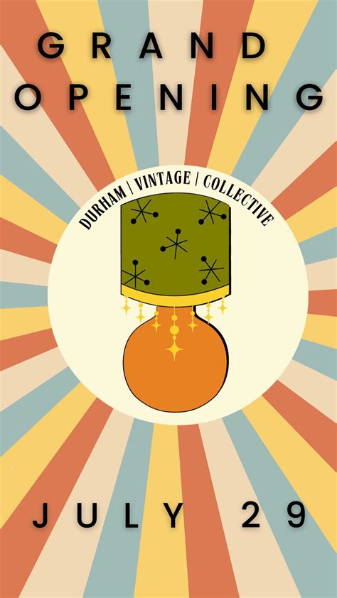 Durham Vintage Collective | We are thrilled to announce our grand ...