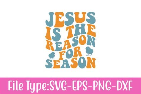 Jesus is the Reason for Seaso Easter Svg Graphic by creative design ...