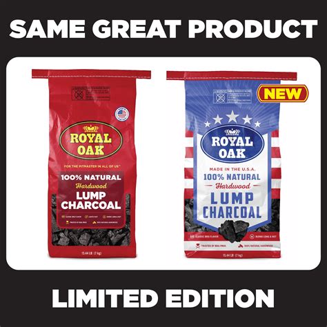 Royal Oak Lump Charcoal, All Natural Hardwood Charcoal, 15.4 lbs ...