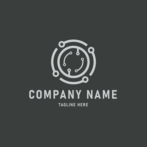 Circuit logo design template, technology logo template, circuit logo ...