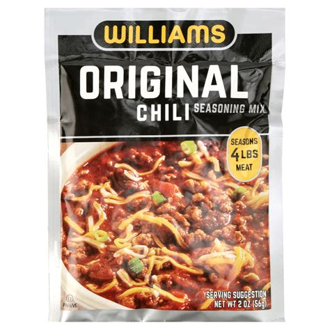 Pescatarian? Williams Original Chili Seasoning - 2 oz. Packet | Spoonful
