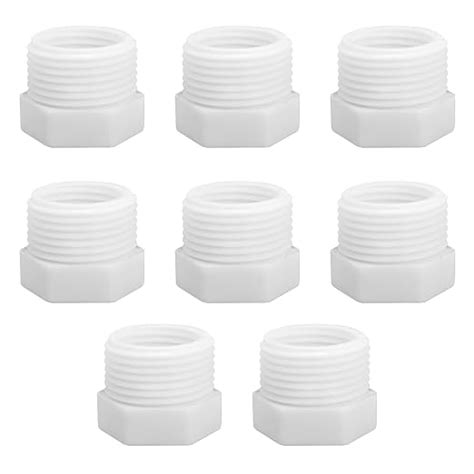 HASANBAR 8 Pack 3/4" to 1/2" PVC Reducer, PVC Fittings 3/4 Inch Adapter ...