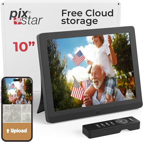PixStar 10 inch Digital Frame WiFi | Free Unlimited India | Ubuy