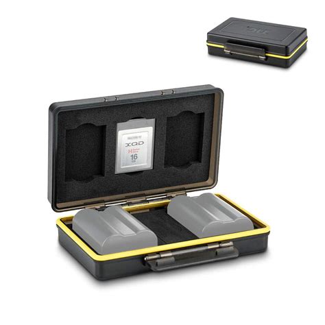 Buy Camera XQD Card & Battery Case Organizer Holder for Nikon EN-EL15 ...