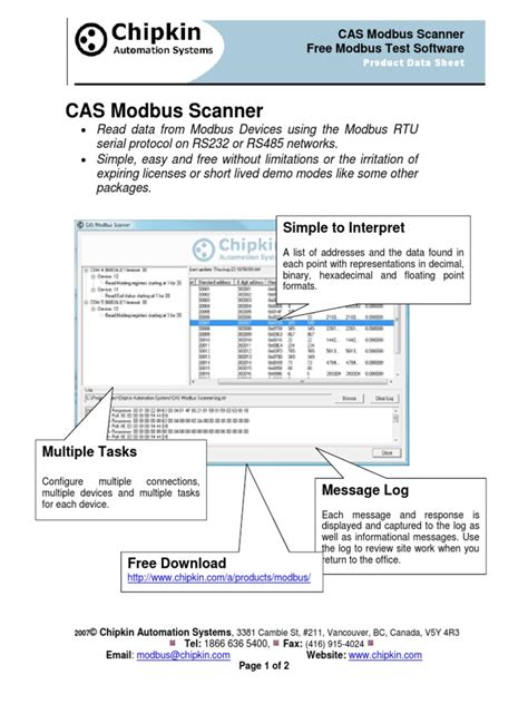 CAS Modbus Scanner 的图像结果