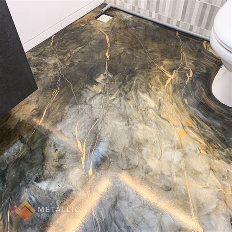 Black Marble Epoxy Garage Floor