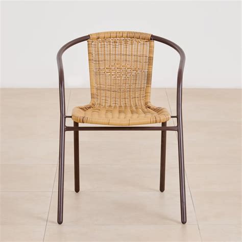Buy (Refurbished) Fullerton Polyrattan Chair - Brown from Home Centre ...